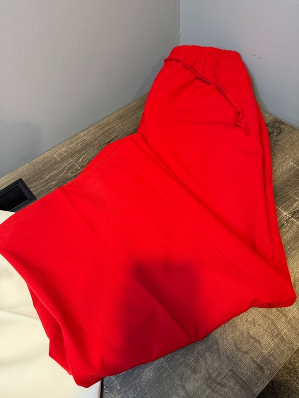Lane Bryant wide leg dress pants—bundle. Red pair and white pair - Picture 2 of 9